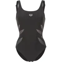 Arena Bañador moldeador 'SHAPEWEAR MILENA B-CUP' gris / negro