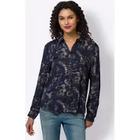 HEINE Blusa beige / marino / marrón