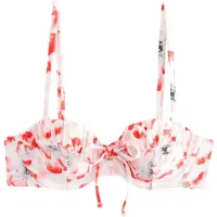 Ted Baker Top de bikini rojo / negro / blanco