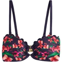Ted Baker Top de bikini navy / verde / lila / rojo