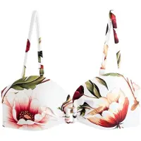 Next Top de bikini verde / rojo / blanco
