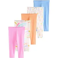 Next Leggings beige claro / azul claro / amarillo claro / rosa / blanco natural