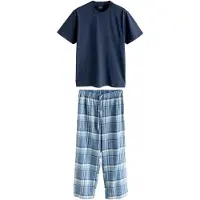 Next Pijama largo azul / navy / blanco