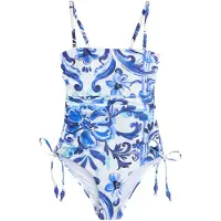 Next Traje de baño azul / navy / turquesa / blanco