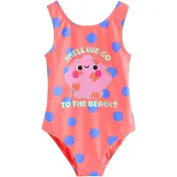 Next Traje de baño azul / salmón / naranja oscuro / fucsia