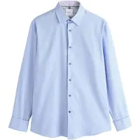 Next Camisa azul / blanco