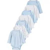 Next Pijama entero/body azul claro / marrón claro / blanco