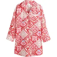 Next Camiseta de noche azul real / rosa / rojo / blanco