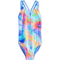 Next Traje de baño azul oscuro / amarillo / naranja / rosa