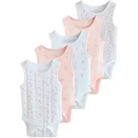 Next Pijama entero/body verde / rosa / blanco