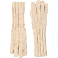 TATUUM Guantes con dedos 'Velar' ecru