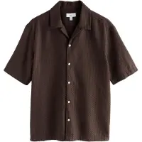 Next Camisa marrón oscuro