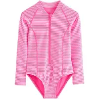 Next Traje de baño rosa / blanco