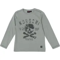 KOROSHI Camiseta caqui / verde oscuro