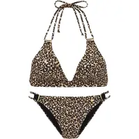 LASCANA Bikini crema / marrón / negro