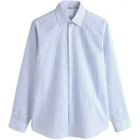 Next Camisa azul claro / blanco