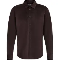 We fashion Shirt Dark Brown Talla: S | Camisas Casuales Outlet | Hombre | Marrón