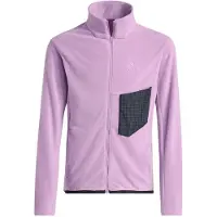 Adidas - Kid's MT Full Zip Fleece - Forro polar size 128, fucsia/morado
