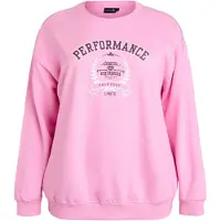 ACTIVE By Zizzi Sudadera rosa / blanco