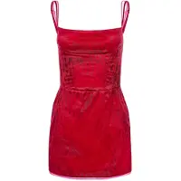 EKCENTRIK Vestido rojo cereza