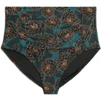Swim By Zizzi Braga de bikini azul / bronce