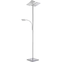 Leuchtendirekt , lámpara de pie LED, modelo 11725-55, acero, 25 W, 2900 lúmenes, 3000 K