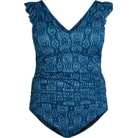 Swim By Zizzi Traje de baño 'SGABBY' azul oscuro / genciana