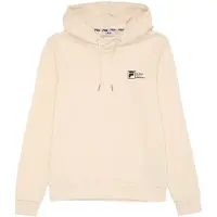 FILA Zular Graphic Logo Hoodie Antique White Talla: L | Sudaderas con Capucha Outlet | Mujer | Blanco