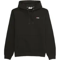 FILA Zevenar Logo Hoodie Black Talla: XL | Sudaderas con Capucha Outlet | Hombre | Negro