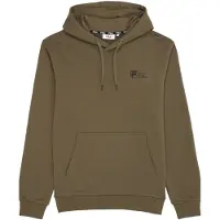 FILA Zwickau Graphic Logo Hoodie Olive Night Talla: XL | Sudaderas con Capucha Outlet | Hombre | Negro