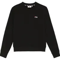 FILA Zduna Logo Crew Sweat Black Talla: M | Sudaderas con Capucha Outlet | Mujer | Negro