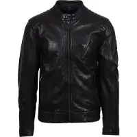 Belstaff para hombre. 100038 Cazadora de piel V Racer negro (50), Casual, outlet 2026.