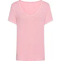 s.Oliver Camiseta para dormir rosa / blanco