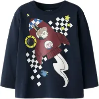 Name it Camiseta 'NMMDALLAS' navy / amarillo / burdeos / blanco