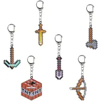 Minecraft Llavero Metal Pack Of 6 Unidades