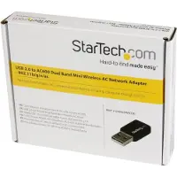 StarTech.com Adaptador Usb 2.0 Mini Red Inalámbrica-ac