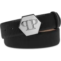 Philipp Plein Cinturón 'Hexagon' negro