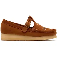 Clarks Zapatos Mujer Originals WALLABEE T BAR mujer - Marrón - 39