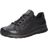 Ara Zapatillas deportivas bajas 'Schnürschuh Damen 12-24801 30 Echtleder in schwarz' negro