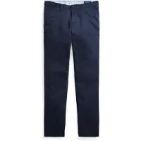 Ralph Lauren para hombre. 710778778002 Pantalón chino elástico Slim Fit lavado marino (38/34), Casual, Algodón, outle
