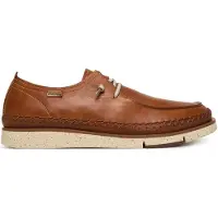 Pikolinos para hombre. M6L-4274C1 Zapatos de Piel San Juan marrón (42), Plano, Cordones, Casual, outlet 2026.