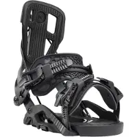 Nidecker - Fijaciones snowboard - Fuse Black de Nylon - Talla 45-49,5 - Negro