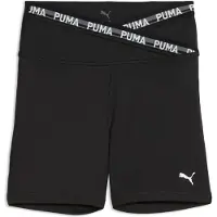Puma Pantalón deportivo 'Strong' negro / blanco