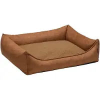 Beeztees Lua Cama Ortopédica para Perro - Coñac - 100 x 80 cm