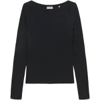 Catwalk junkie Boatneck Rib Long Sleeve Black Talla: 36 | Manga Larga Outlet | Mujer | Negro