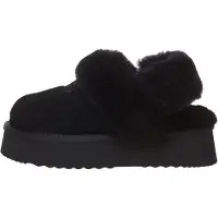 EVER AU Zapatillas de casa 'Fantail' negro