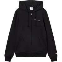 Champion Sudadera con cremallera negro / blanco