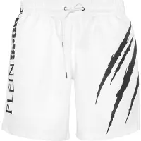 Plein sport Bermudas 'Scratch' negro / blanco