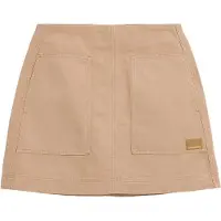 Armedangels - Women's Workwear Canvas Mini Skirt - Falda size S, beige