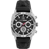 Plein sport Reloj analógico 'Wildcat Chrono' negro / plata